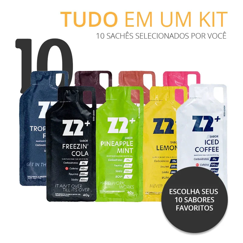 Energy Gel Z2 | 10 unidades de sua escolha