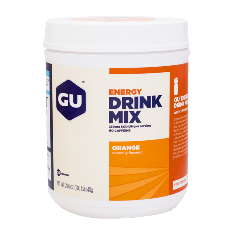 GU Drink Mix - Sabor Laranja - Pote com 840g